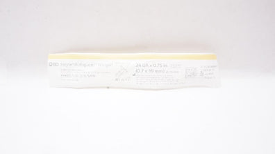 BD 381512 Insyte Winged Shielded IV Cath. 24GA x 0.75inch 20ml/min